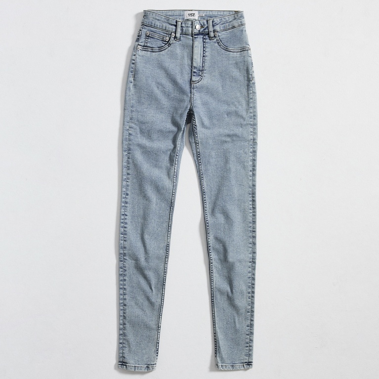 High waist skinny jeans "Snake"